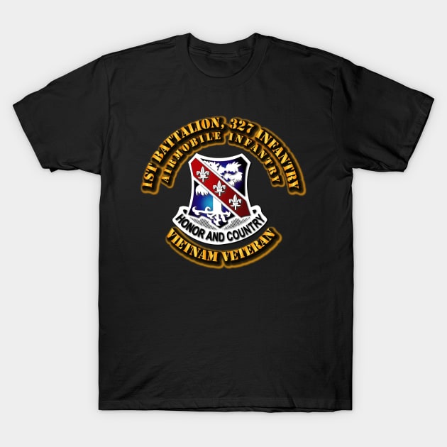 1st Battalion, 327 Infantry (Airmobile Infantry) without SVC Ribbon T-Shirt by twix123844